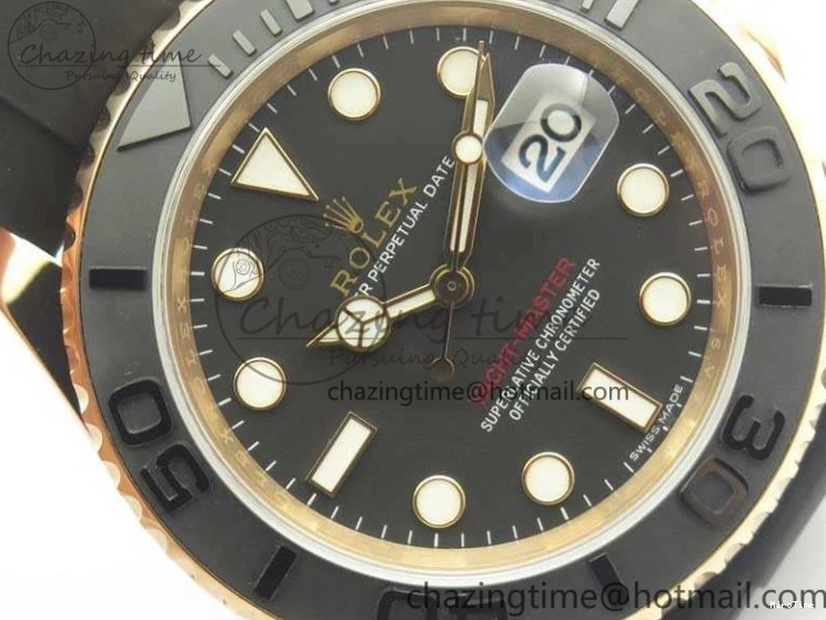 MiroTime 0404 Yacht-Master 116655 ARF 1:1 Best Edition Ceramic Bezel On Oysterflex Rubber Strap SH BestValue 3452